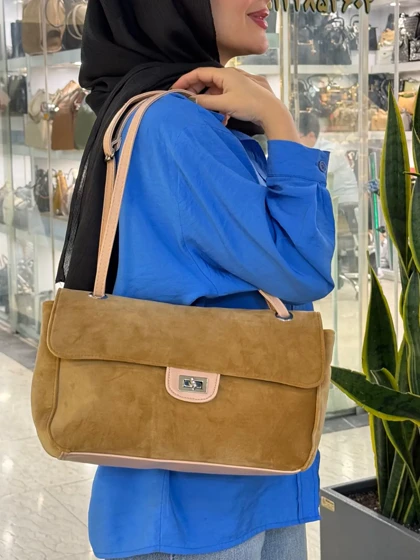 کیف جیر زنانه دستی و دوشی فیفی