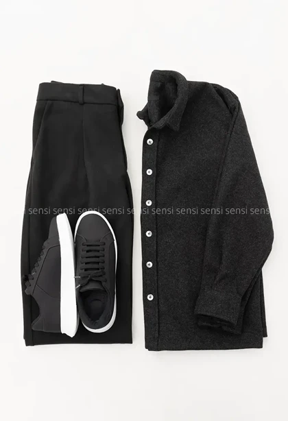 پیراهن مردانه فوتر باکسی کد20000025