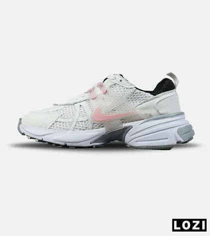 کفش کتانی زنانه سفید گلبهی Nike cushlon مدل 7602