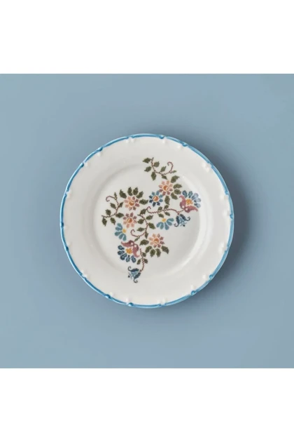 بشقاب کیک Bella Maison مدل Vintage پرسلان - آبی