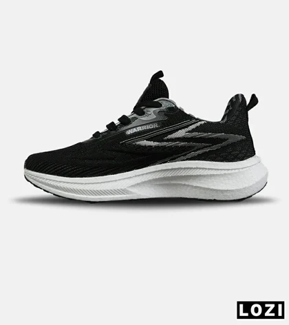 کفش کتانی مردانه و زنانه مشکی سفید GENERIC All Run مدل 7865