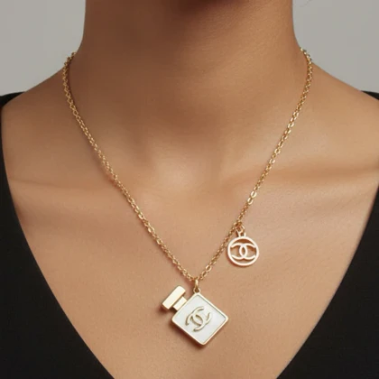 گردنبند زنانه مدل چنل