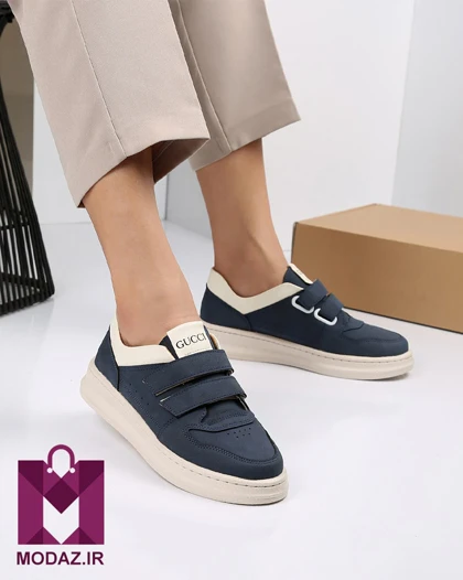 کتانی زنانه راحتی چسبی دلوان delvan