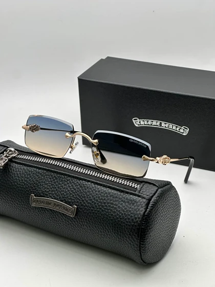 عینک کروم هارتز فریم لس کد 2278 Chrome Hearts