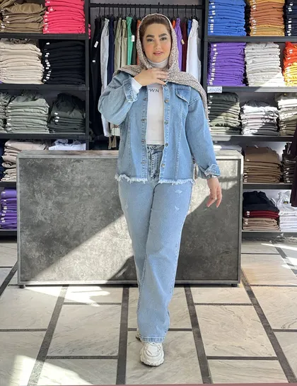 شلوار جین واید بگ کد : 141488