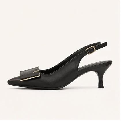 کفش مجلسی زنانه پاشنه‌دار 5 سانت مدل 400933 _ sandal valentino