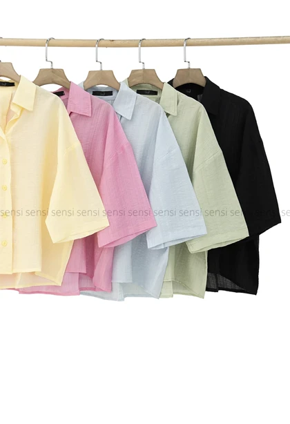 شومیز باکسی شیشه ای کد1005681