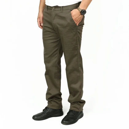 شلوار کتان راسته مردانه مدل 66495