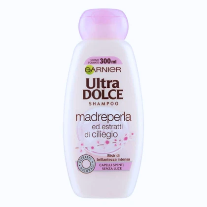 شامپو گارنیر سری ULTRA DOLCE مدل عصاره شکوفه گیلاس و مروارید(300 میل)