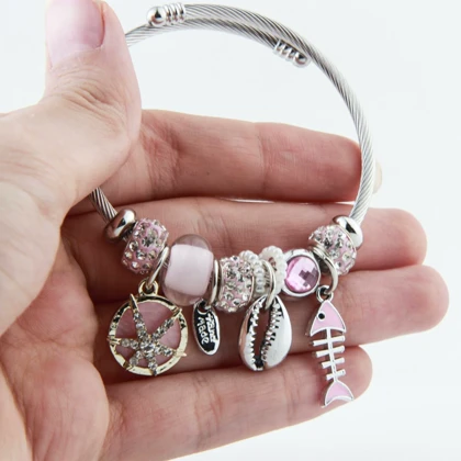 دستبند دخترانه پاندورا ماهی