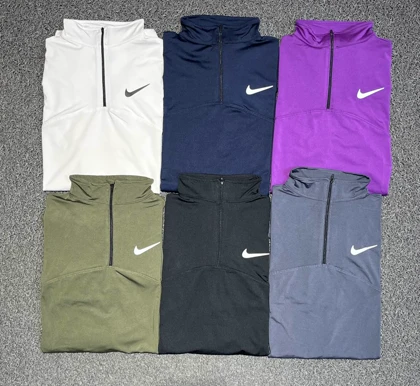 مانتو ورزشی نایک نیم زیپ