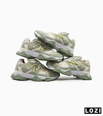 کفش کتانی زنانه سبز کرم NEW BALANCE 9060