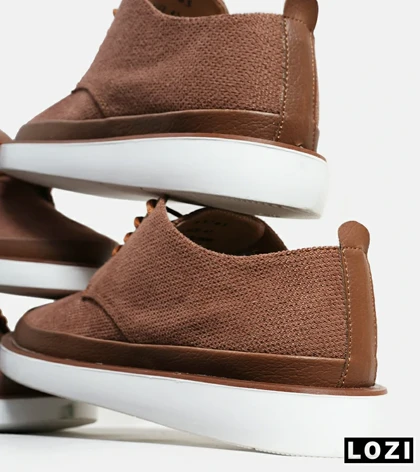 کتانی مردانه قهوه ای PULL & BEAR