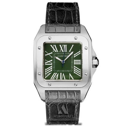 ساعت مردانه کارتیه سانتوس Cartier Santos 100-SGK