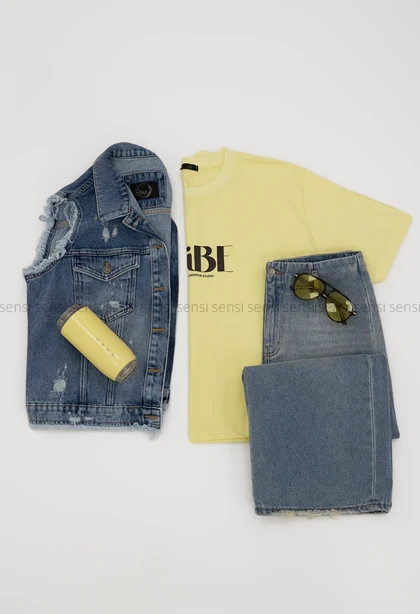 تیشرت باکسی vibe کد 1005723