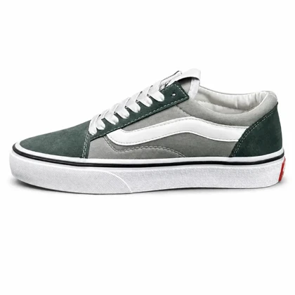 کفش کتانی زنانه و مردانه مدل ونس اولداسکول سبزلجنی Vans oldskool