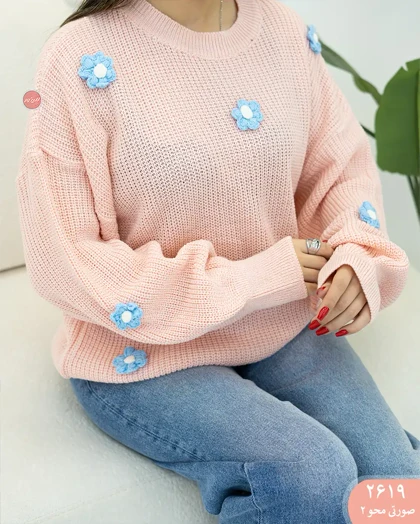بلوزبافت گل 2619