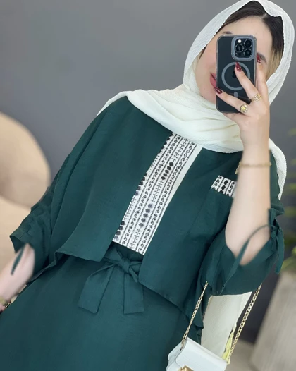 سارافون دو تیکه پاپیون شانتون