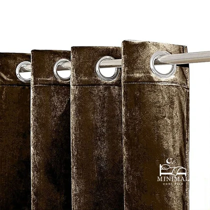 پرده آماده مخمل ویولت