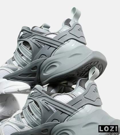 کفش کتانی مردانه و زنانه سفید طوسی ADIDAS performance x9000l4