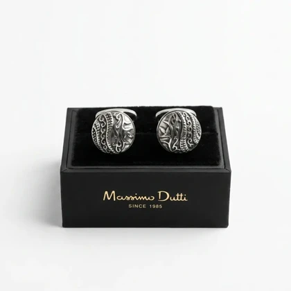دکمه سردست لاکچری طرح رومن برند Massimo dutti