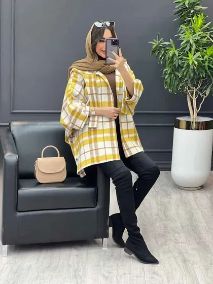 پالتو خفاشی بغل دکمه