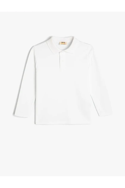 تیشرت یقه پولو بچگانه اورجینال کوتون koton