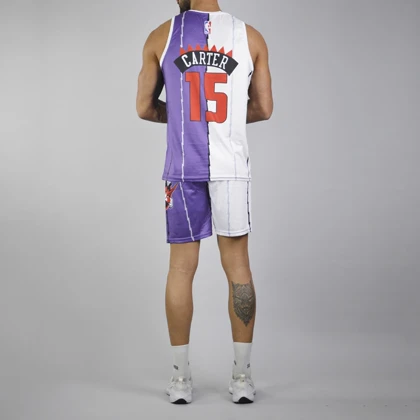 ست رکابی و شلوارک ورزشی مردانه تورنتو رپتورز مدل PY-2B1031 بنفش