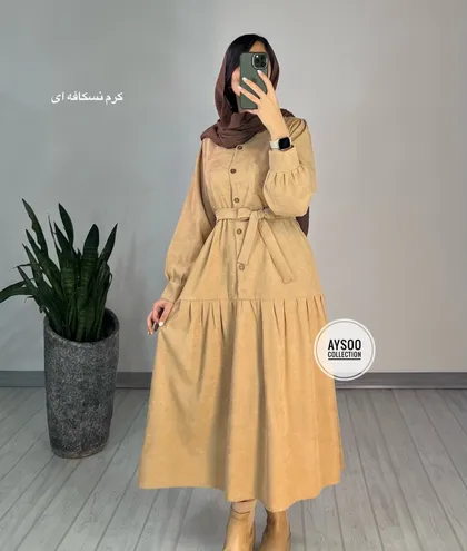 پیراهن مانتویی همتا