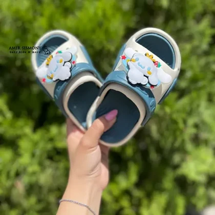دمپایی بچگانه عروسکی چرخشی