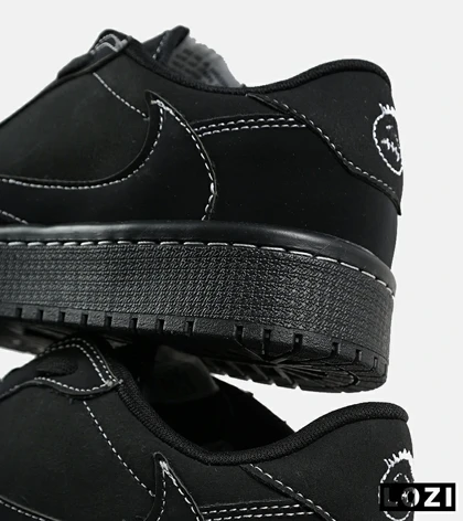 کفش کتانی مردانه مشکی NIKE travis scott مدل 7340