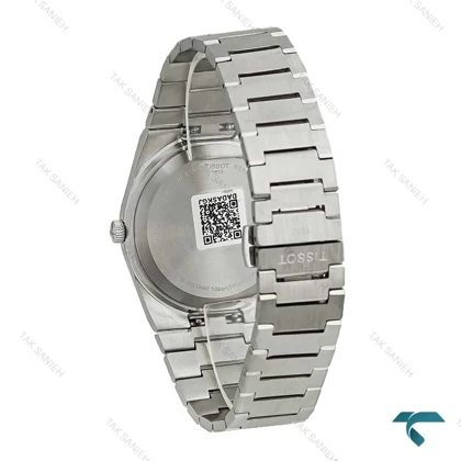 تیسوت PRX مردانه پاورماتیک نقره ای صفحه آبی دورنگ Tissot-8048-G