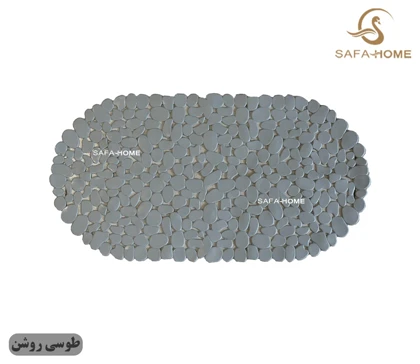 زیر دوشی حمام سیلیکونی طرح سنگ ضدلغزش سایز 4575