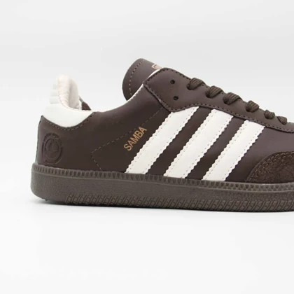 کتانی آدیداس سامبا قهوه ای کد 6522