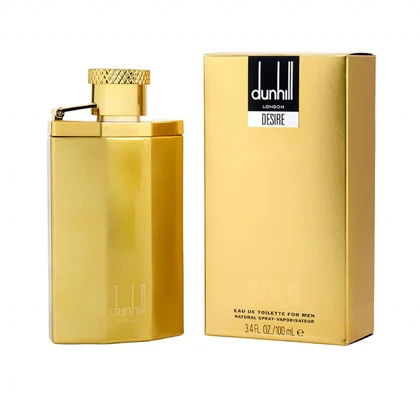 ادوتویلت مردانه دانهیل مدل Desire Gold حجم 100 میلی لیتر