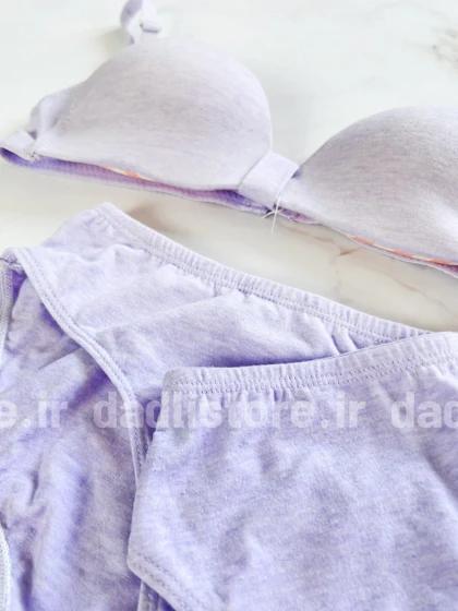 ست شورت و سوتین اسفنجی مانکنی بدون فنر