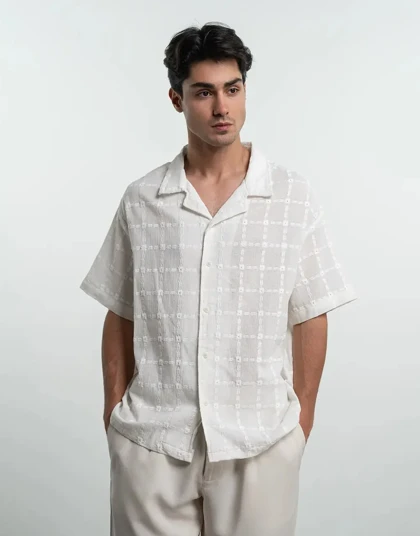 آستین کوتاه گلدوزی مربع