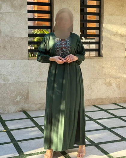 پیراهن ساحلی نقش دار طرح آیدا 3981