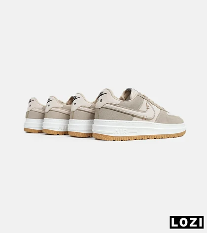 کفش مردانه و زنانه کرم قهوه ای NIKE AIR FORCE