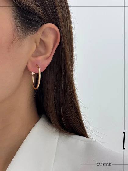 گوشواره حلقه‌ای خطی