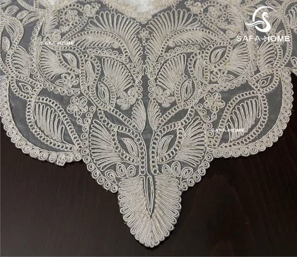 رانر رومیزی مخمل طرح اسلیمی