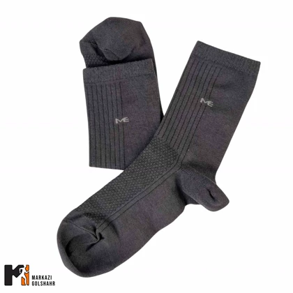 جوراب نیم ساق مردانه ملانژ کد 404