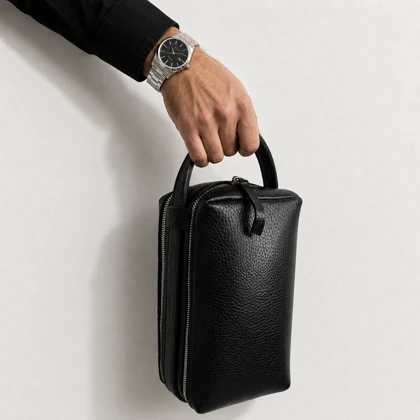 کیف پاسپورتی چرم طبیعی Leather Passport Bag