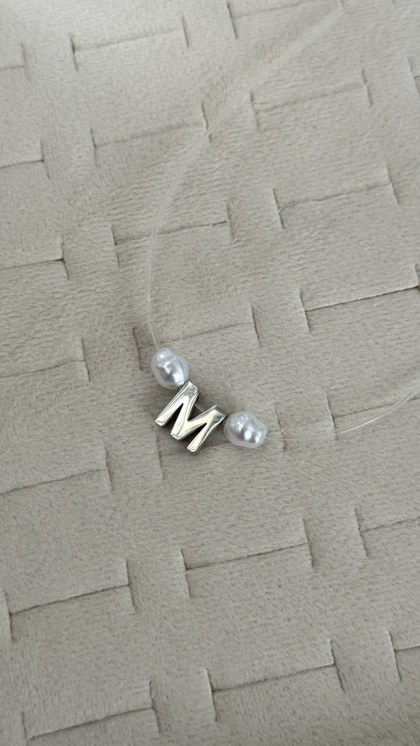 گردنبند M با مروارید