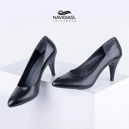 کفش زنانه چرم مجلسی کد 5012001