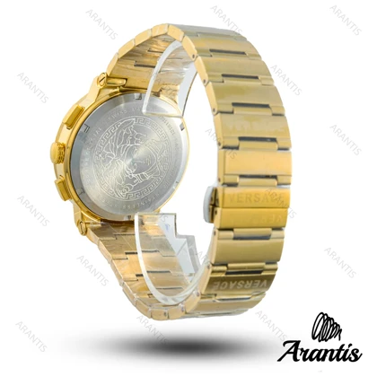 ساعت مچی گوچی مردانه استیل طلایی صفحه سبز m-10225