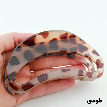 کلیپس دخترانه مدل منحنی خال‌خالی جدید