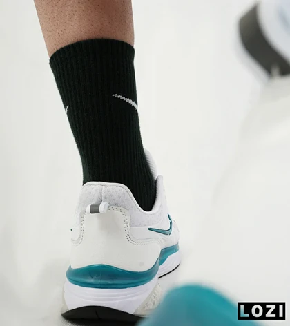 کفش کتانی مردانه سفید آبی Nike air max pluse
