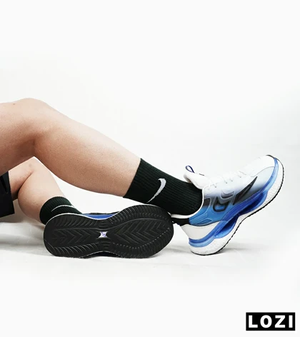 کفش کتانی مردانه آبی مشکی سفید نایک NIKE Air Griffey Max V2