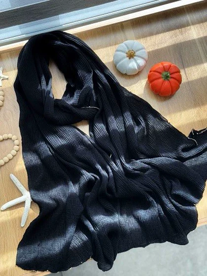 02445- شال میکس مشکی